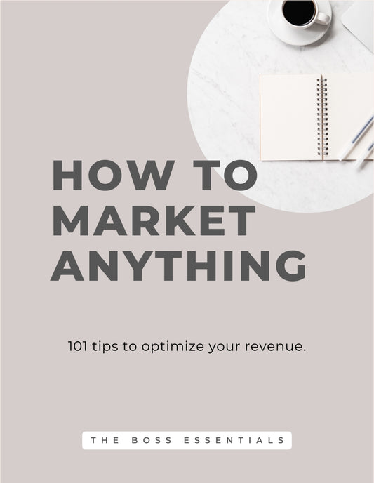 How to Market Anything